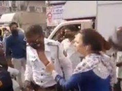 महिला ने ट्रैफिक कांस्टेबल को मारे थप्पड़, राउत बोले- यह पुलिस के सम्मान पर सवाल