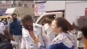 महिला ने ट्रैफिक कांस्टेबल को मारे थप्पड़, राउत बोले- यह पुलिस के सम्मान पर सवाल