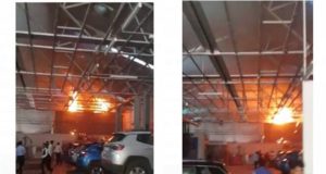 Watch video: Fire erupts at Jeep service centre in Mumbai, no injuries reported