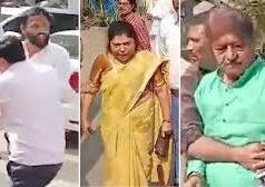 निर्दलीय उम्मीदवार तेजल पवार और उनके पति को पुलिस कवर दिया गया
