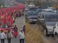 लाल सैलाब शहर में घुसा तो आर्थिक राजधानी की रफ्तार थम जाएगी. सरकार किसानों को मनाने की कोशिश कर रही है