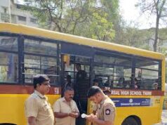 आरटीओ की बड़ी कार्रवाई, नियम तोड़ने वाली बसें पकड़ी गईं