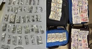 एयरपोर्ट पर DRI की बड़ी कार्रवाई, 3 करोड़ रुपए की विदेशी मुद्रा-53 पाउच हीरे बरामद