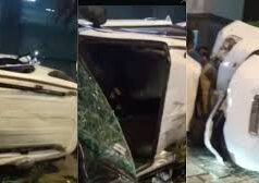 मलाड में इनफिनिटी मॉल के पास फॉर्च्यूनर क्रैश; टायर में दिक्कत का शक