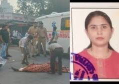 ट्रक की चपेट में आने से ज़िला परिषद स्कूल की टीचर की मौके पर ही मौत; विरार शिरसद फाटा की घटना; ड्राइवर फरार