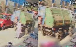 भयंदर में बुजुर्ग महिला को एमबीएमसी कचरा डंपर ने कुचल दिया, गंभीर घायल